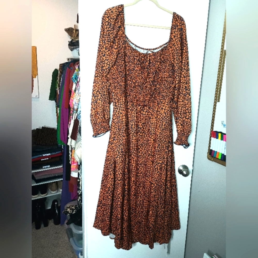BLOOMCHIC Animal Print Dress